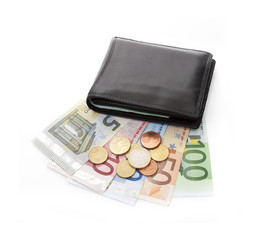 Canvas Print - Brieftasche mit Geld