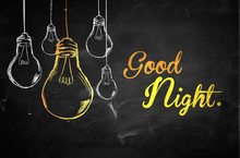 Good Night Bulbs Background