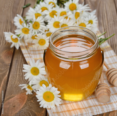 Naklejka nad blat kuchenny Honey and chamomile