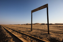 Rand Rifles Railway Station In The Desert, Namibia