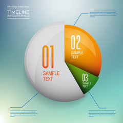 Poster - Modern infographics vector design template