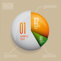 Poster - Modern infographics vector design template
