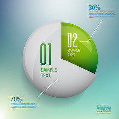 Poster - Modern infographics vector design template