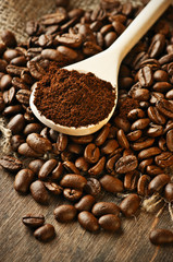 Poster - Coffee beans