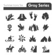Summer Icons Four gray series