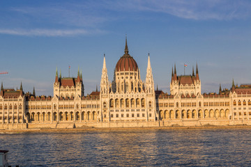 Poster - The building of the Parliament in Budapest, Hungary