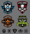 Cycle patches emblem set