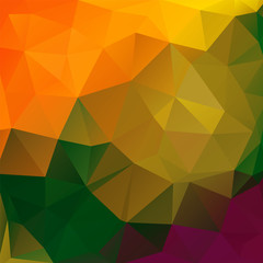 Poster - Retro triangle background