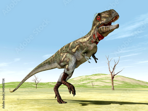 Fototapeta do kuchni Dinosaur Nanotyrannus