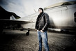 © Dieter Hawlan - Handsome Man and his fighter plane