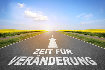 Poster - Zeit für Veränderung