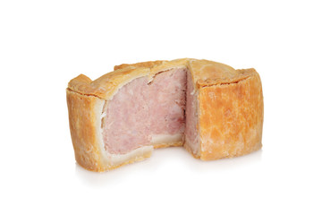 sliced pork pie