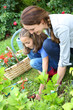 © goodluz - Little girl helping her mother to do gardening