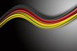 illustrated german color wave for sport events