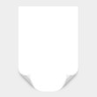 © the_pixel - White Curved Corner paper