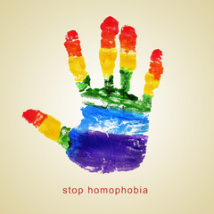 Sticker - stop homophobia