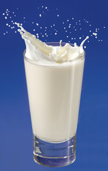 Naklejka zdrowy mleko świeży