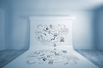 Poster - Composite image of brainstorm graphic