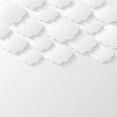 Wall Mural - Abstract modern style background. Cloud storage concept