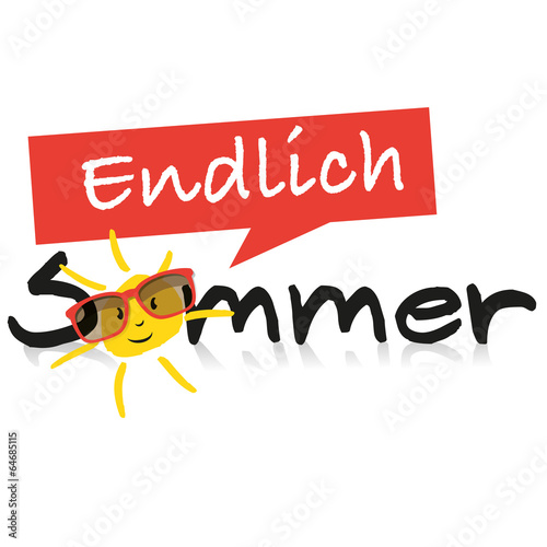 Endlich Sommer Sommer Sonne Sonnenbrille Vektor Buy This Stock