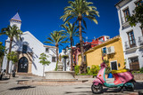 Fototapeta Miasto - beautiful old city Marbella in Spain