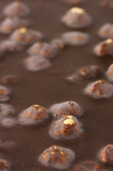 Poster - Dark chocolate close-up