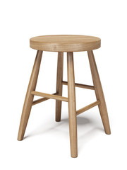 wood stool