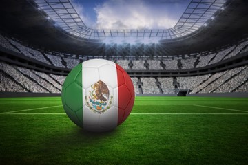 Aufkleber - Football in mexico colours