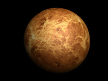 3D-rendering Of Planet Venus, High Resolution