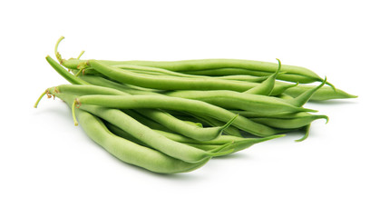 Few green french beans