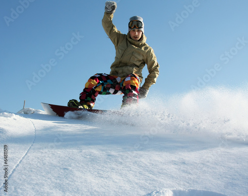 Dekoracja na wymiar  ekstremalna-jazda-na-snowboardzie