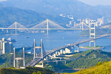 Wall Mural - Hong Kong bridges