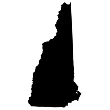 High Detailed Vector Map - New Hampshire.