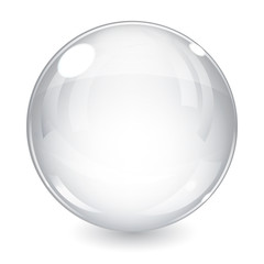 Poster - white sphere