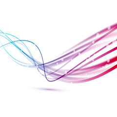 Wall Mural - Fast rapid speed connection abstract lines
