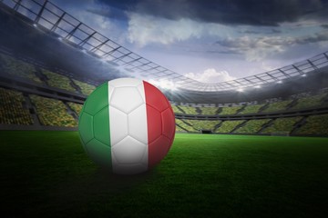 Aufkleber - Football in italy colours