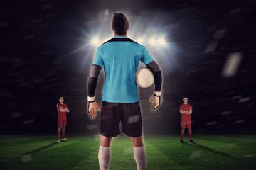 Aufkleber - Goalie facing opposition