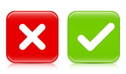 Poster - Kreuz Haken Buttons
