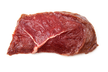 Canvas Print - Horse meat steak.