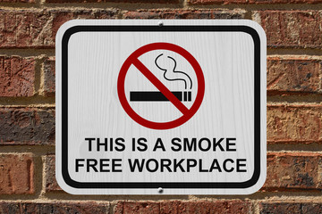 Smoking Free Workplace Sign