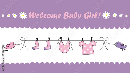 Welcome Home Baby Girl Buy This Stock Vector And Explore Similar