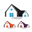 Immobilien Logo, vector, Haus