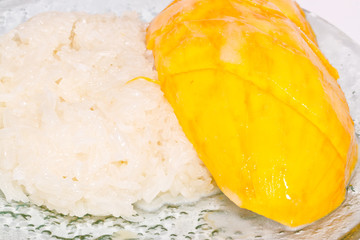 Poster - sticky rice with mango