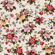 Seamless vector floral pattern with roses on light background