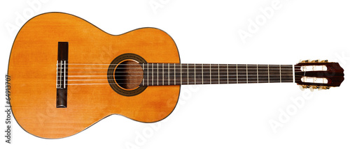 Fotografía full view of spanish acoustic guitar