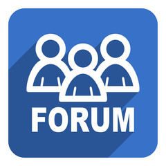Poster - forum flat icon