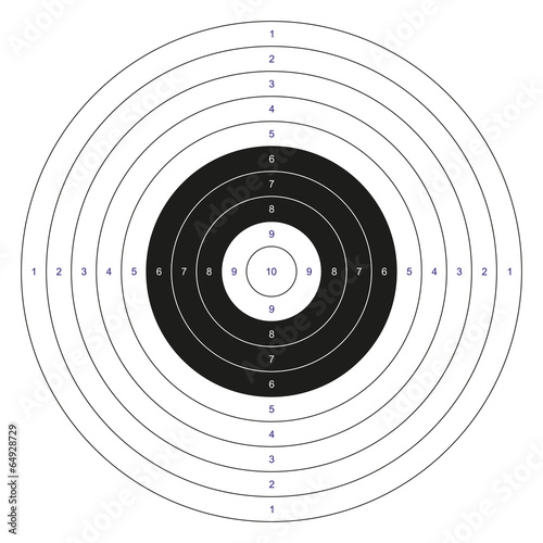 Fototapeta na drzwi i meble Classic bullseye target