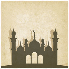 Islamic mosque old background