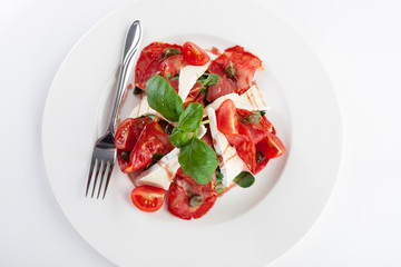 Poster - Tomato white cheese salad