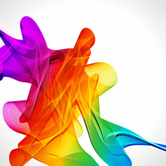 Aufkleber - Multicolor abstract bright background. Elements for design